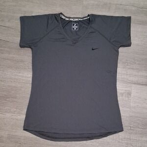 Nike Women's Charcoal Short Sleeve Tee
